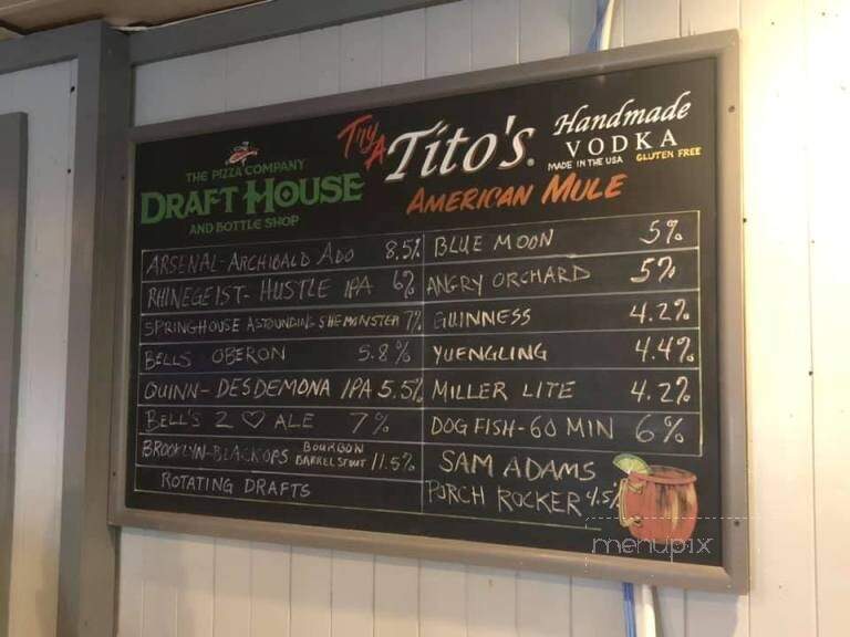 Draft House - Munhall, PA menu_pic