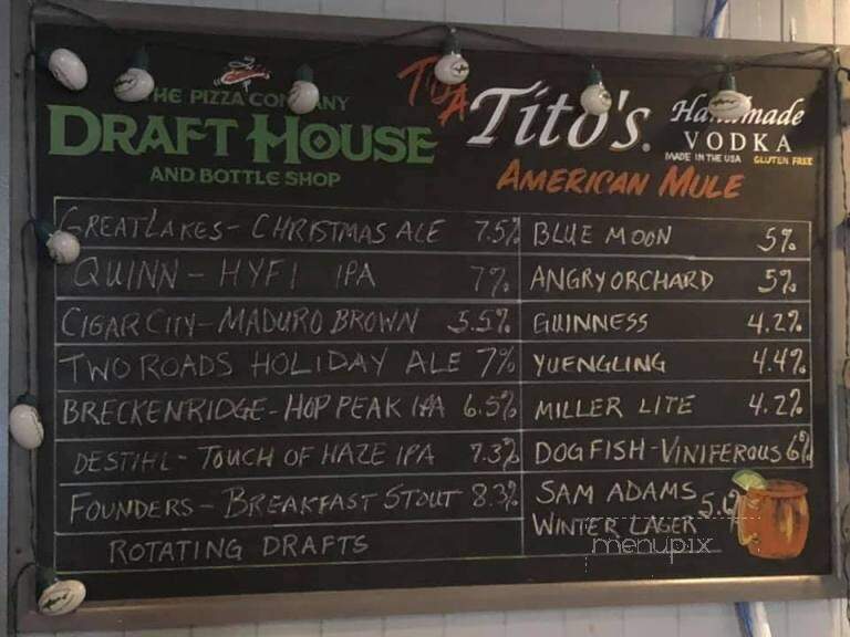 Draft House - Munhall, PA menu_pic
