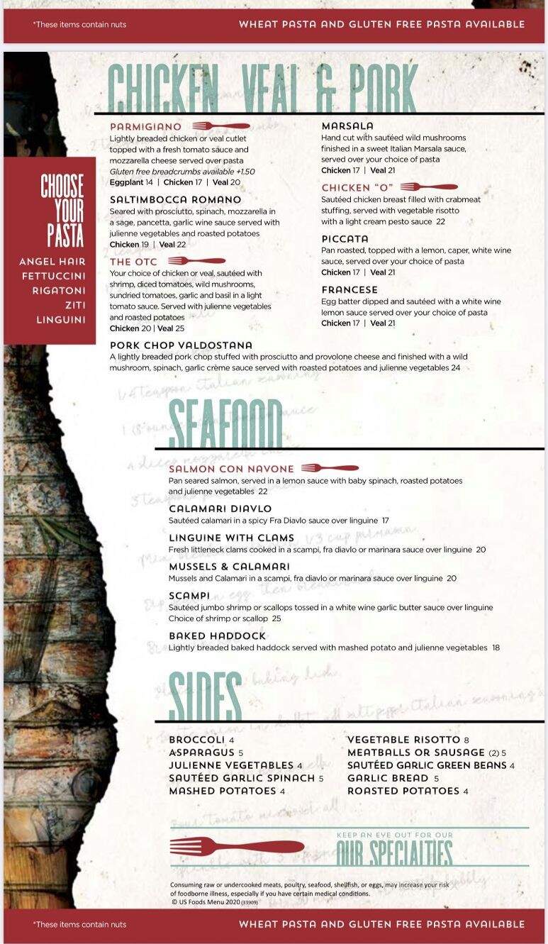 On the Corner Grill - Derry, NH menu_pic