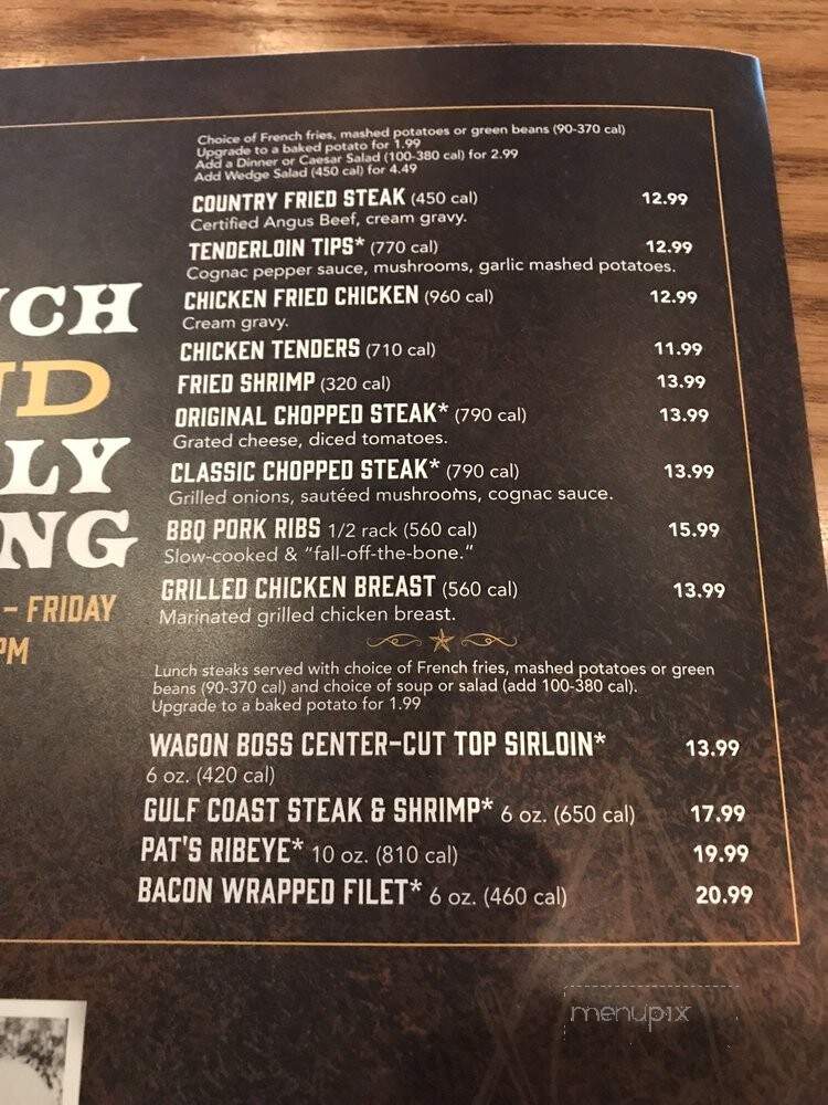 Saltgrass Steak House - Covington, LA menu_pic