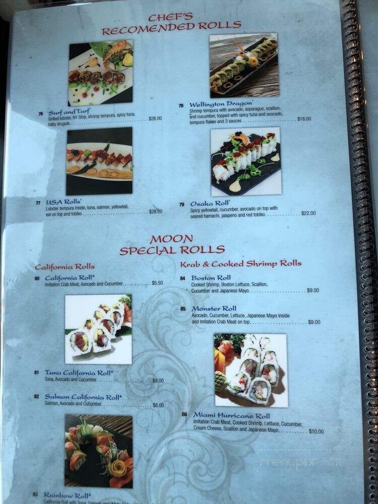Moon Thai & Japanese - Palm Beach Gardens, FL menu_pic