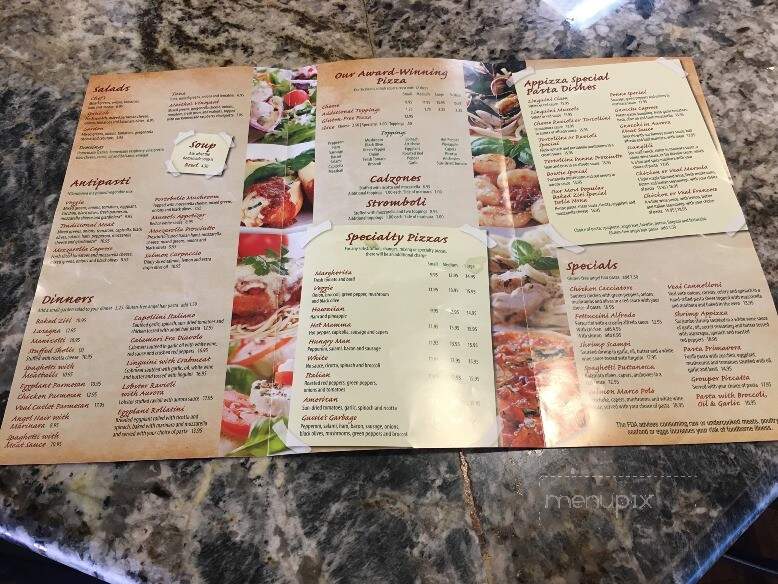 Appizza A Pizza - Sarasota, FL menu_pic
