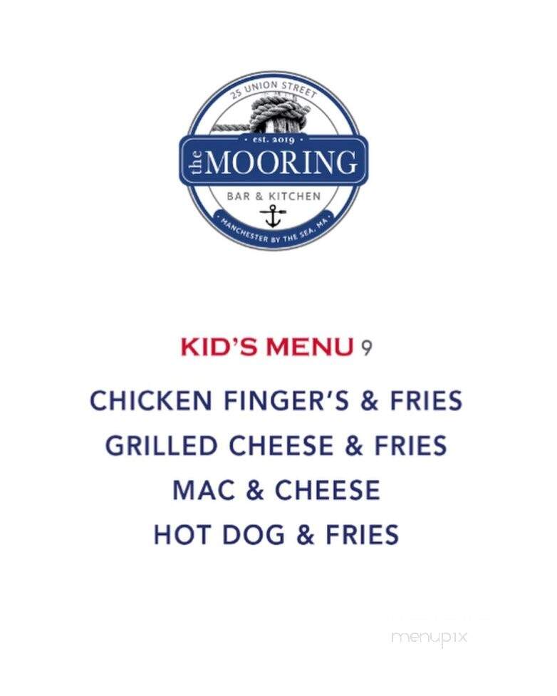 The Mooring - Manchester by the Sea, MA menu_pic