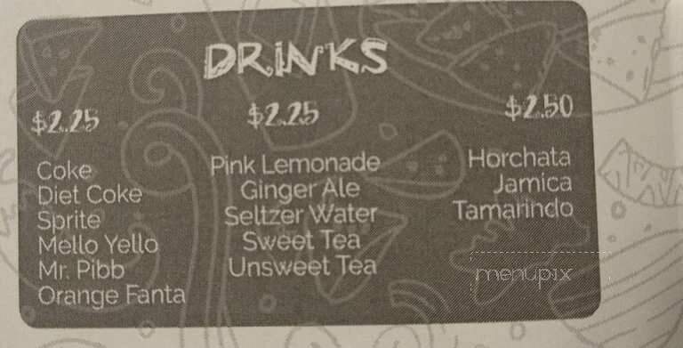 Salsa Y Limon Mexican Grill - Florence, SC menu_pic