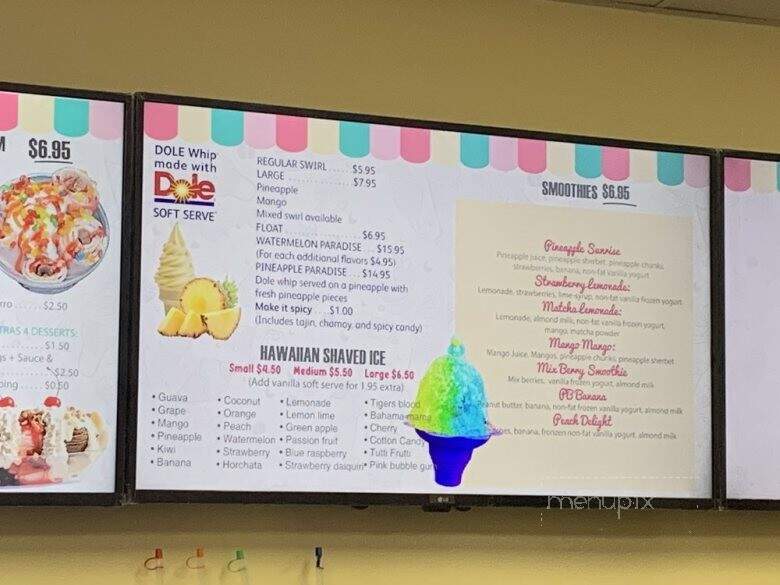 Icy n Spicy Creamery - Lakewood, CA menu_pic