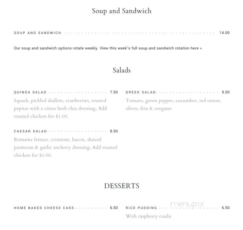 That's It Cafe - Vancouver, BC menu_pic