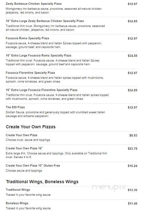 LaRosa's Pizzeria - Richmond, KY menu_pic