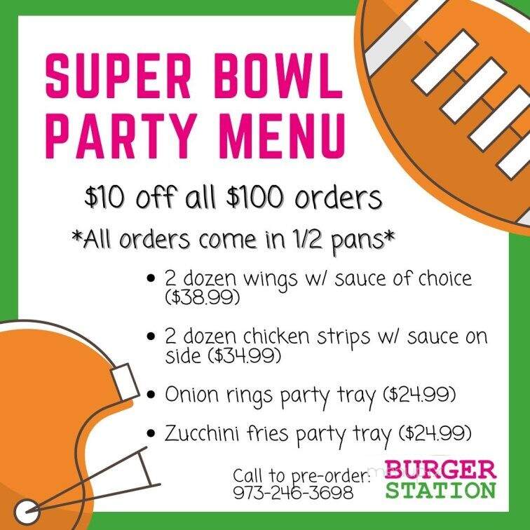 Burger Station - Clifton, NJ menu_pic
