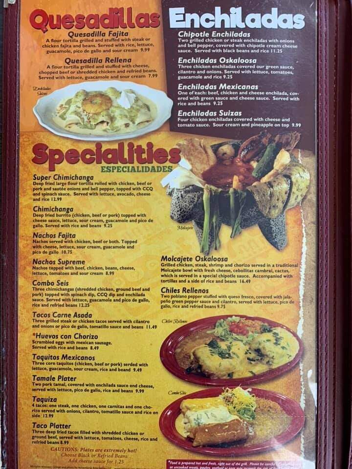 Fajitas Mexican Cuisine - Oskaloosa, KS