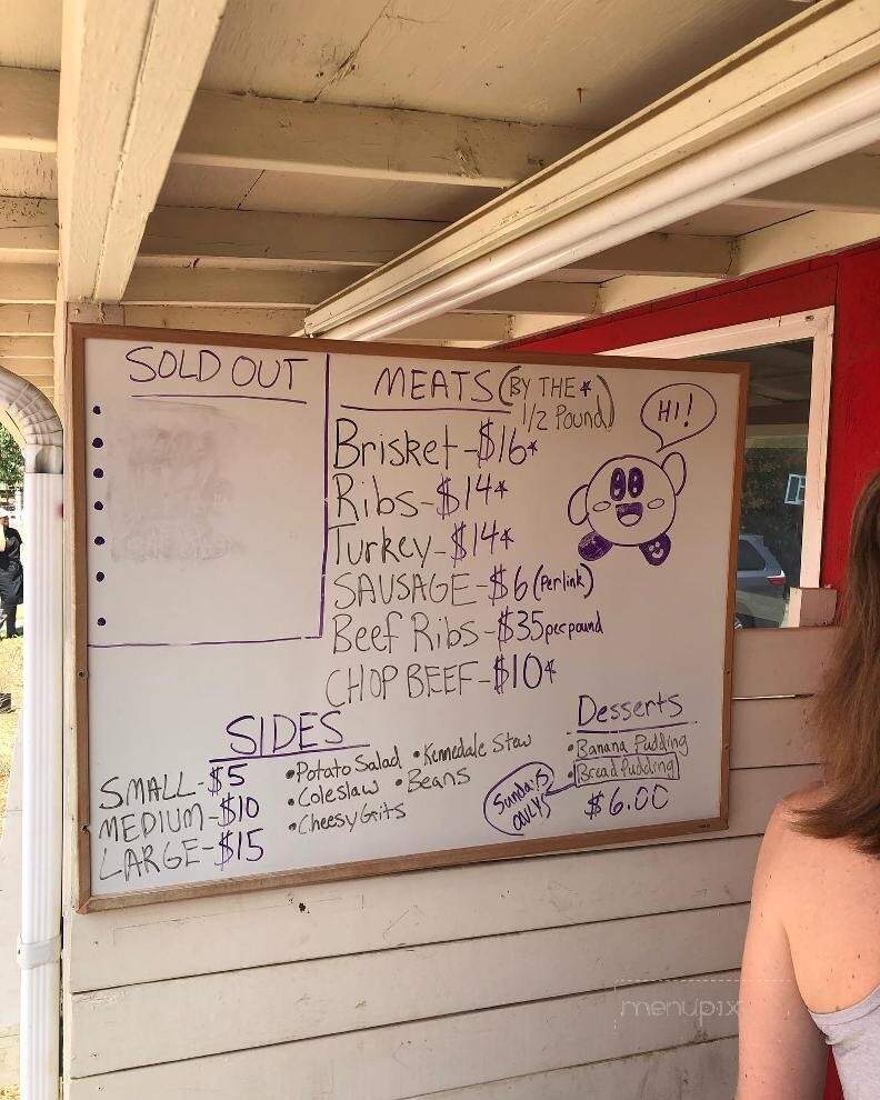 Ridgewood Brothers' BBQ - Russellville, AR menu_pic