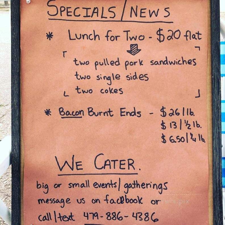 Ridgewood Brothers' BBQ - Russellville, AR menu_pic