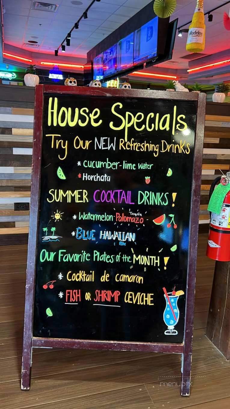 Pedros Tacos & Tequila - New Iberia, LA menu_pic
