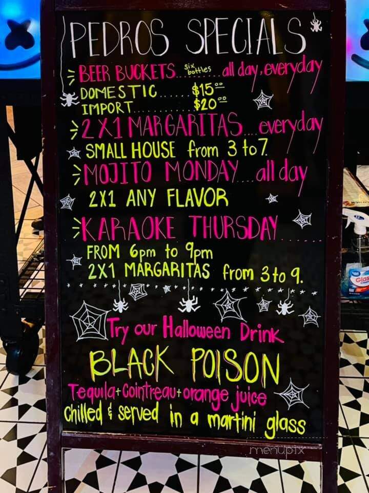 Pedros Tacos & Tequila - New Iberia, LA menu_pic