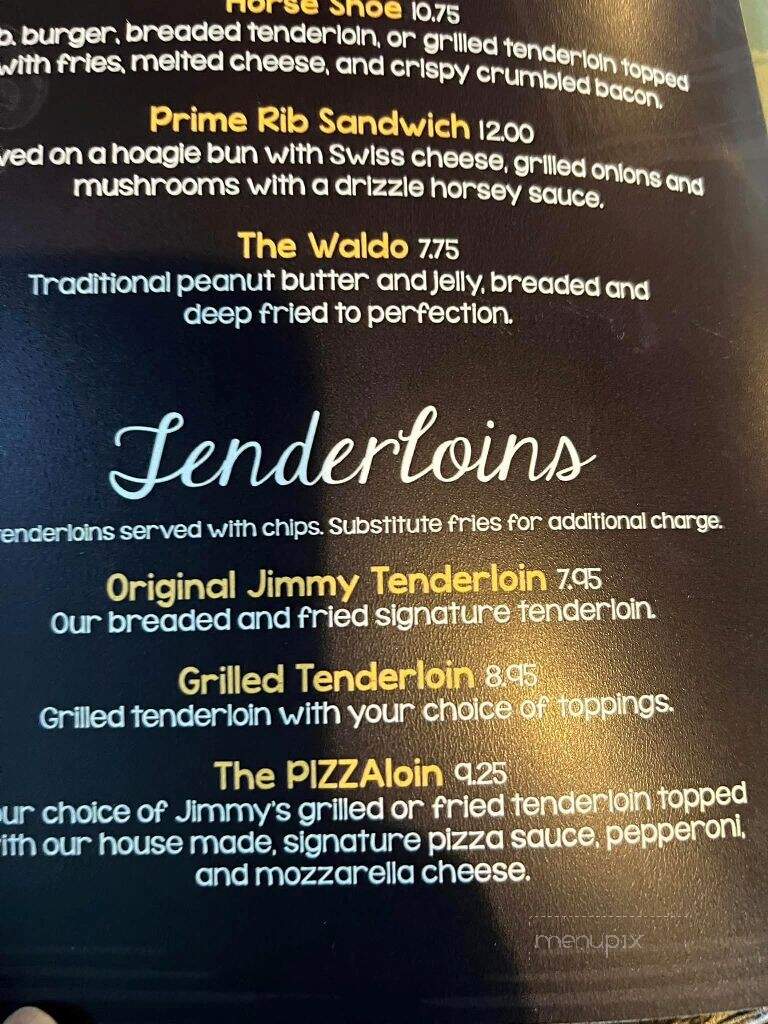 Jimmy's Pizza - Galesburg, IL menu_pic