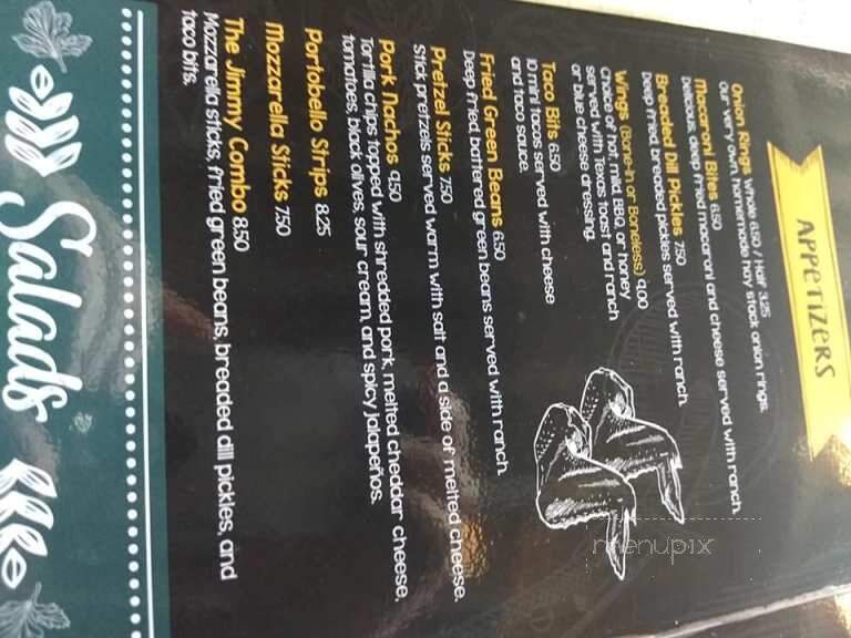 Jimmy's Pizza - Galesburg, IL menu_pic