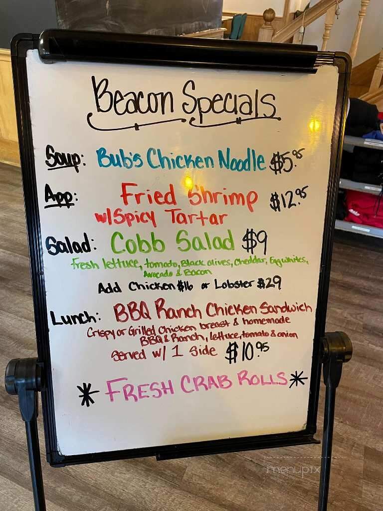 The Beacon Bar and Grill - Trenton, ME menu_pic