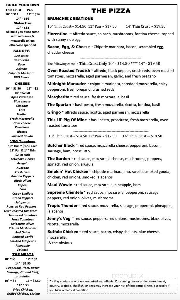DRP Belle Haven Pizzeria - Alexandria, VA menu_pic