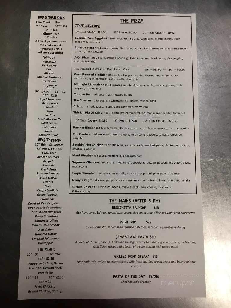 DRP Belle Haven Pizzeria - Alexandria, VA menu_pic