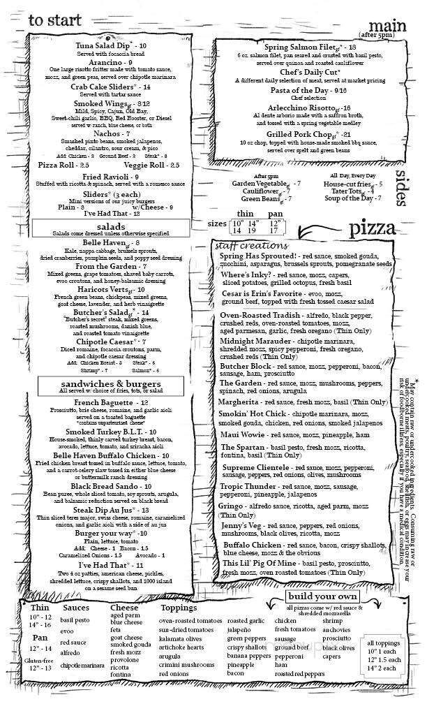 DRP Belle Haven Pizzeria - Alexandria, VA menu_pic
