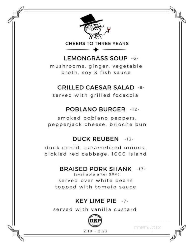 DRP Belle Haven Pizzeria - Alexandria, VA menu_pic