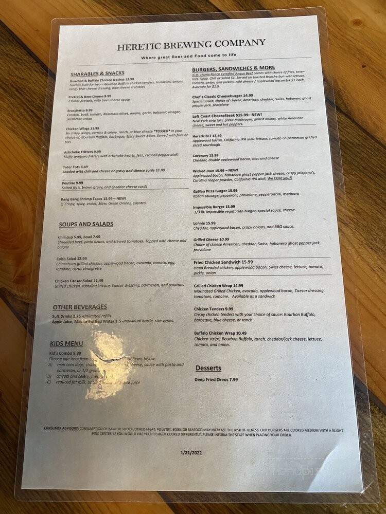 Heretic Brewing Company - Fairfield, CA