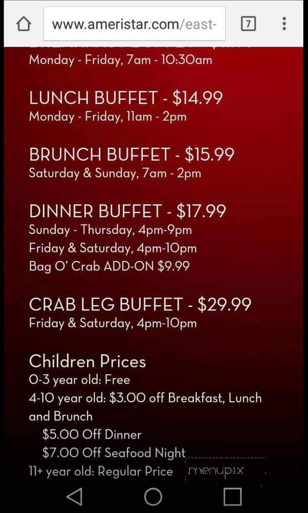 Heritage Buffet - East Chicago, IN