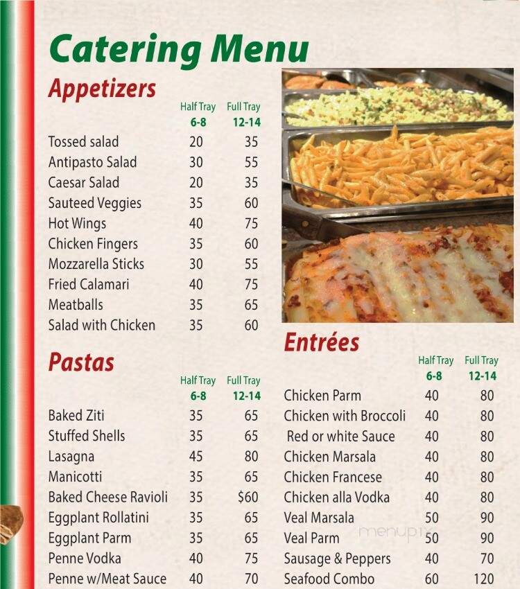 Colandrea's Pizza King - Middletown, NY menu_pic