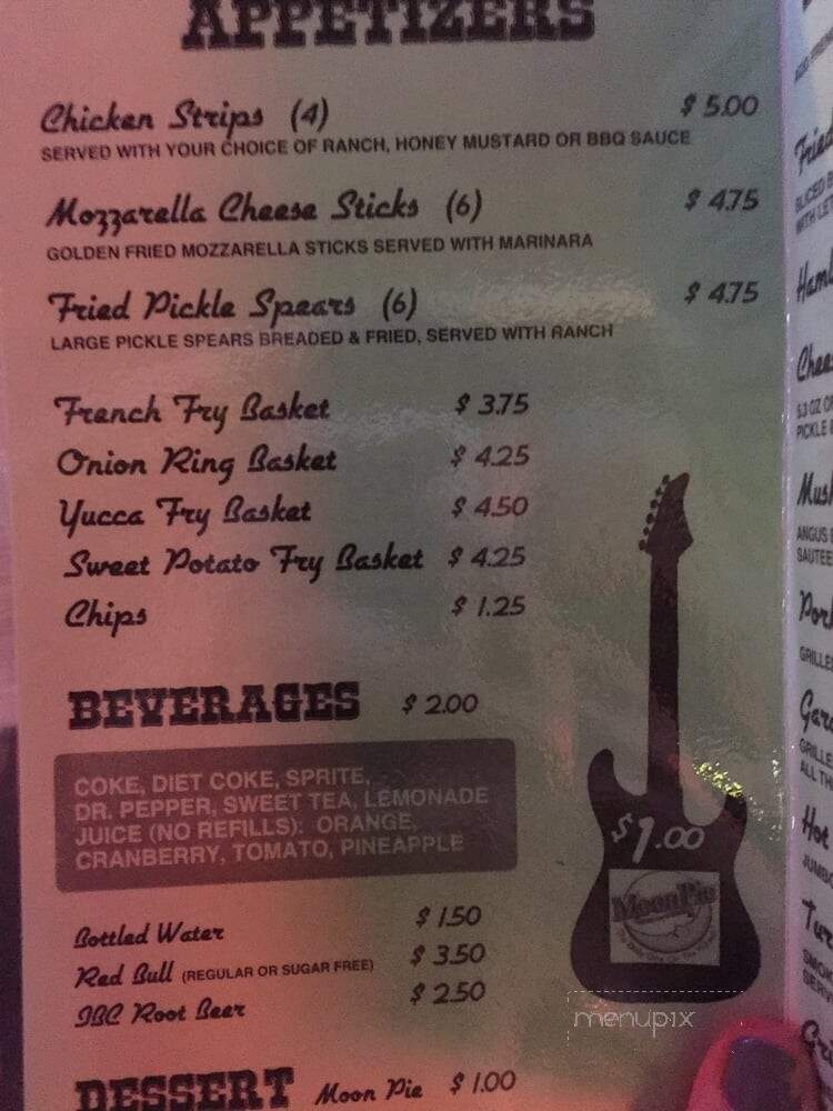 Roberts Western World - Nashville, TN menu_pic