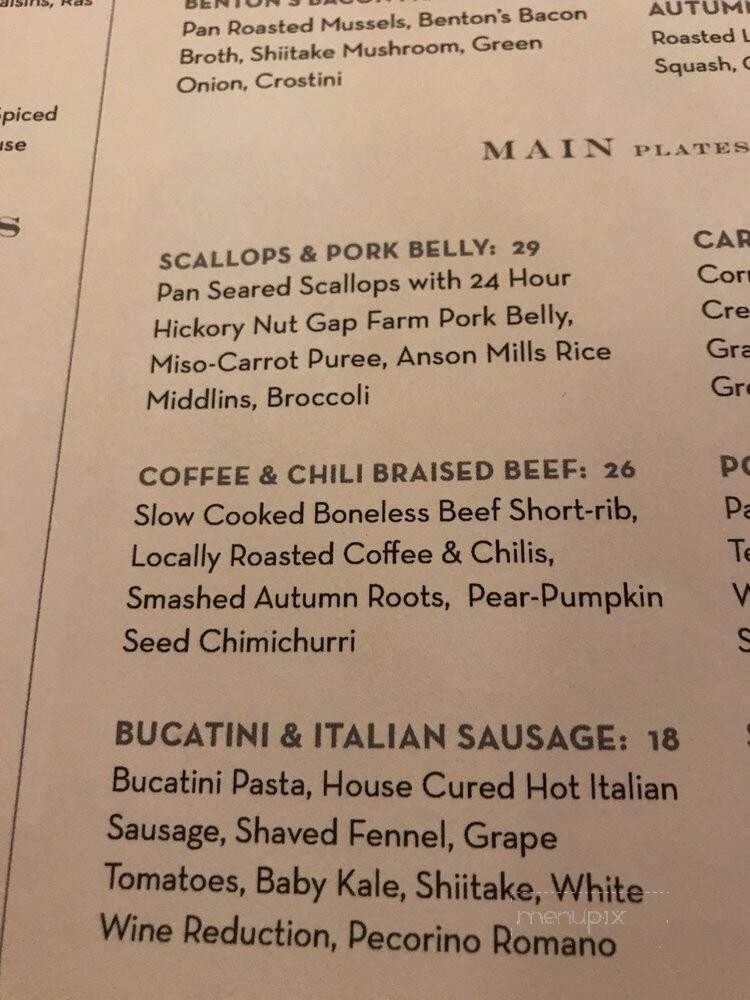Postero - Hendersonville, NC menu_pic