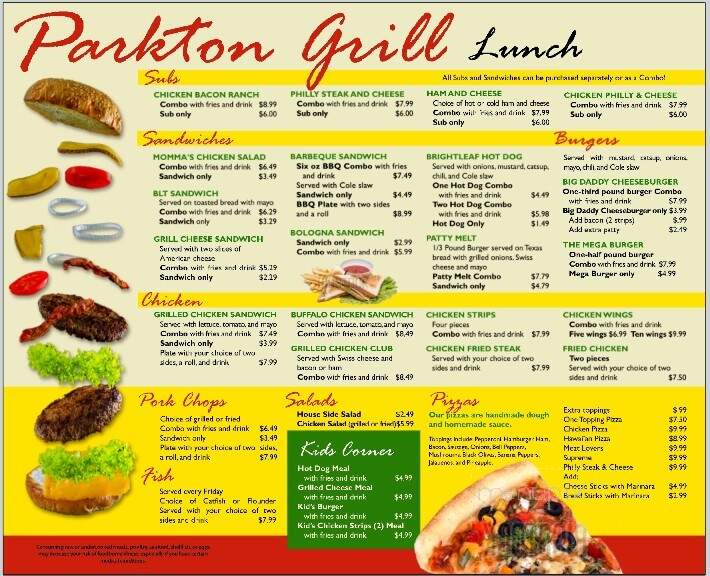 Parkton Grill - Parkton, NC