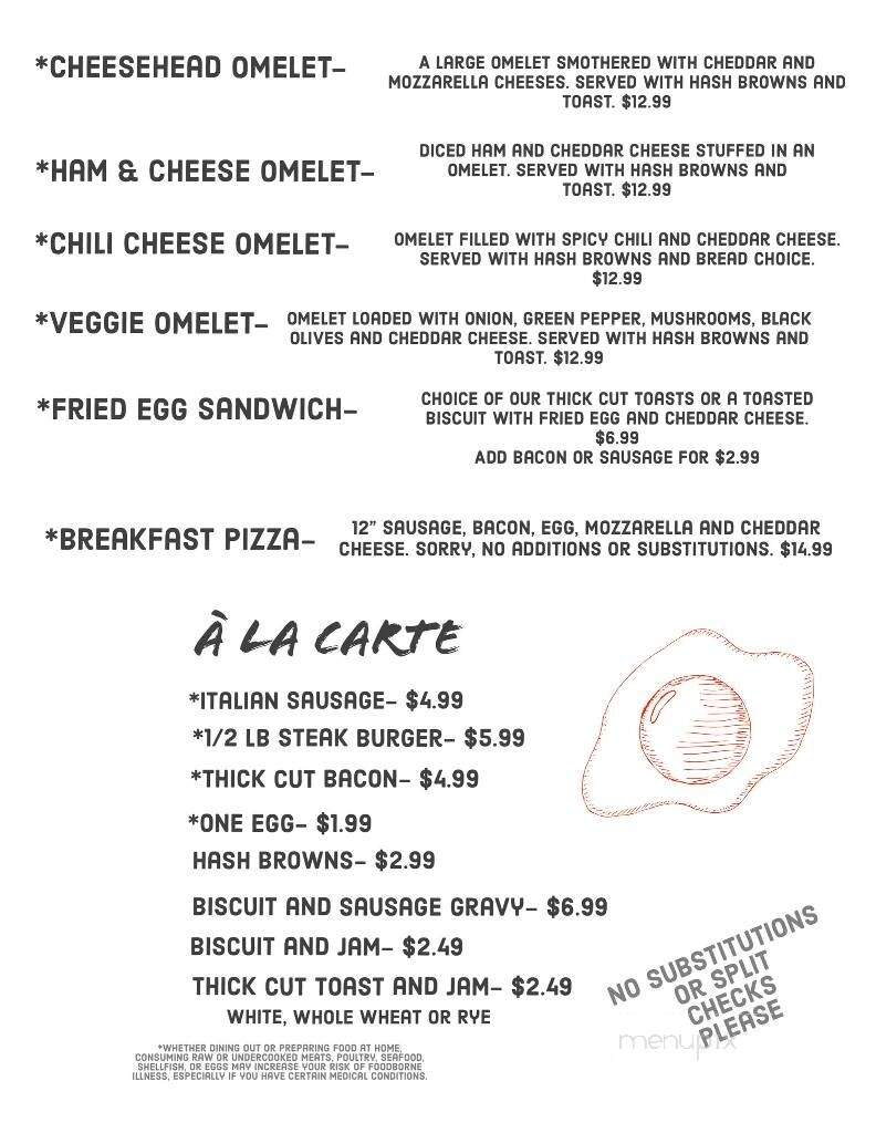 Rustic Roadhaus - Manitowish Waters, WI menu_pic
