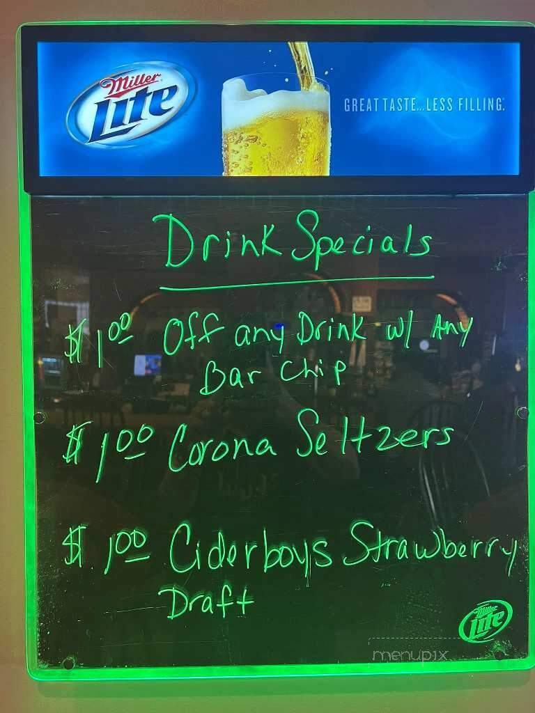 Precinct - Sterling, IL menu_pic