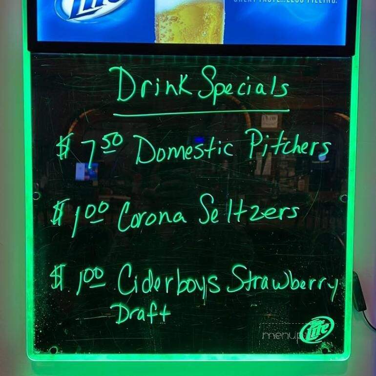 Precinct - Sterling, IL menu_pic