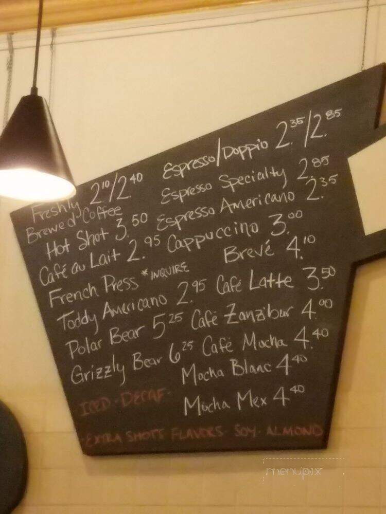 Zanzibar's Coffee Adventure - Des Moines, IA menu_pic