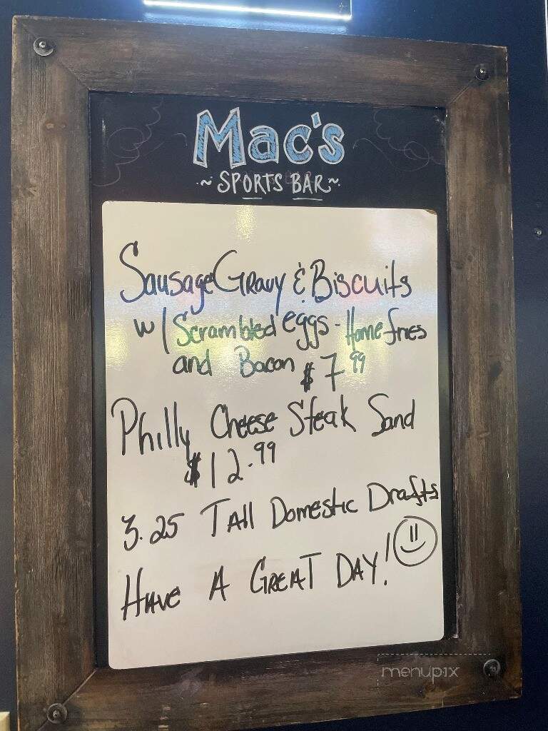 Eagle Sticks Golf Club - Zanesville, OH menu_pic