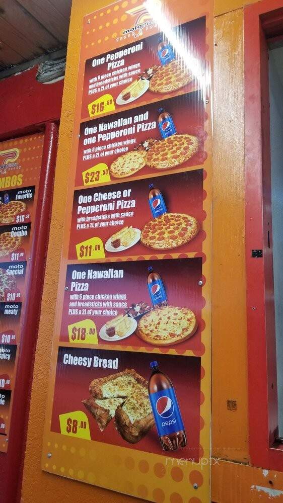 Moto Pizza - Hillsboro, OR menu_pic