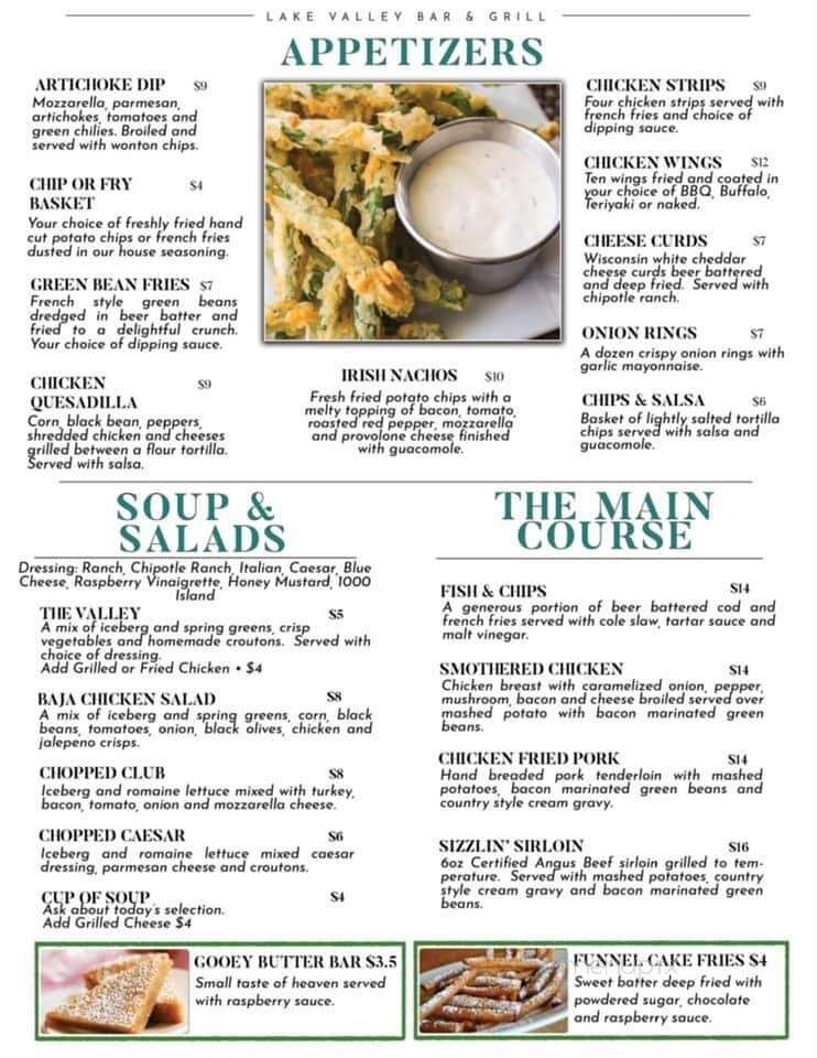 Lake Valley Country Club - Camdenton, MO menu_pic