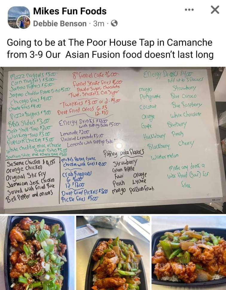 Brian's Poor House Tap - Camanche, IA menu_pic