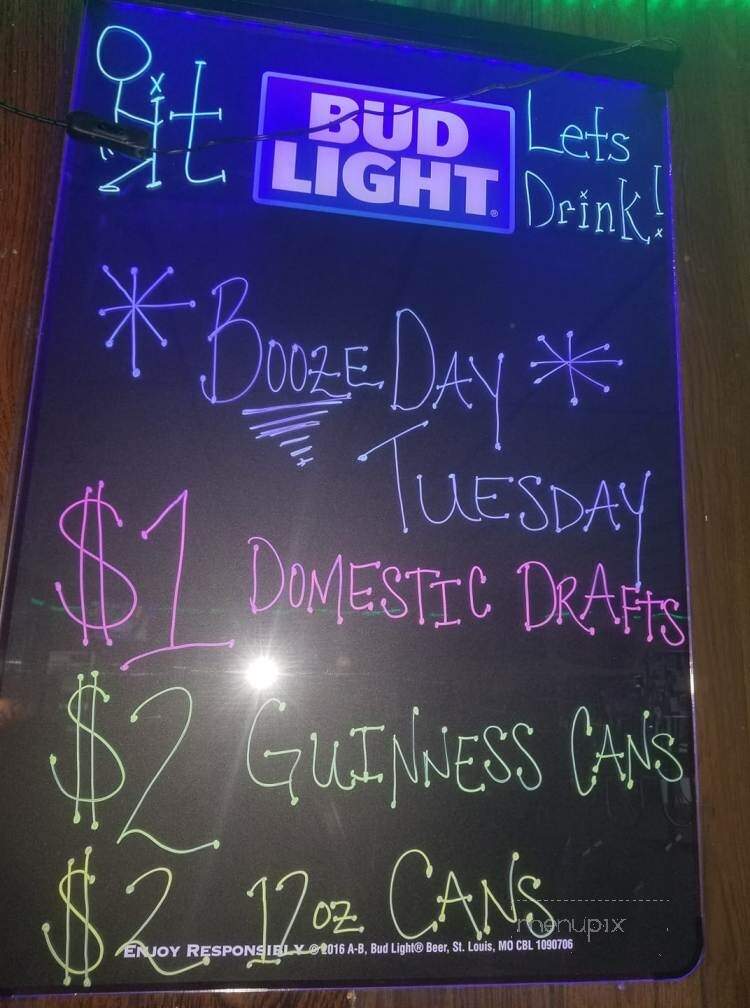 Brian's Poor House Tap - Camanche, IA menu_pic