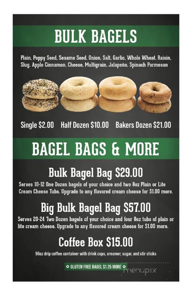 Ahuva Bagel Co. - Medford, OR menu_pic