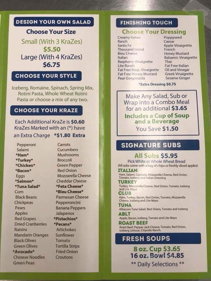 Salad Kraze - Avon Lake, OH