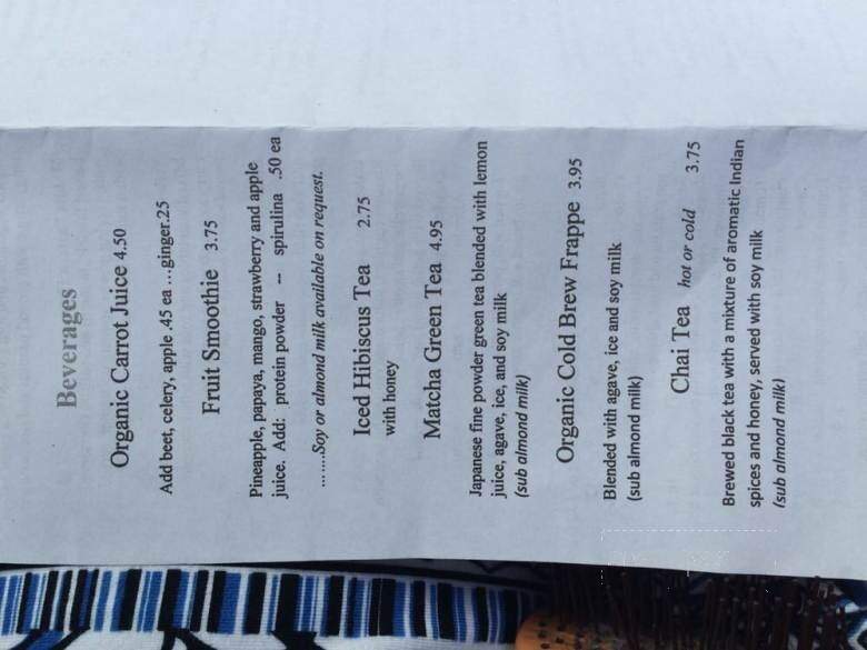 Veg Out - Haiku, HI menu_pic