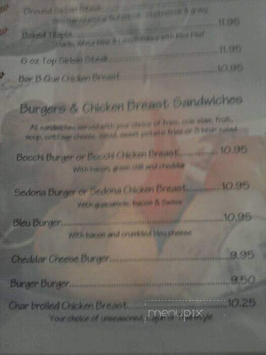 Judi's Restaurant & Lounge - Sedona, AZ menu_pic