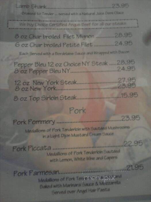 Judi's Restaurant & Lounge - Sedona, AZ menu_pic