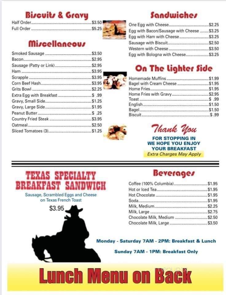 Tim's Corner - Port Orange, FL menu_pic