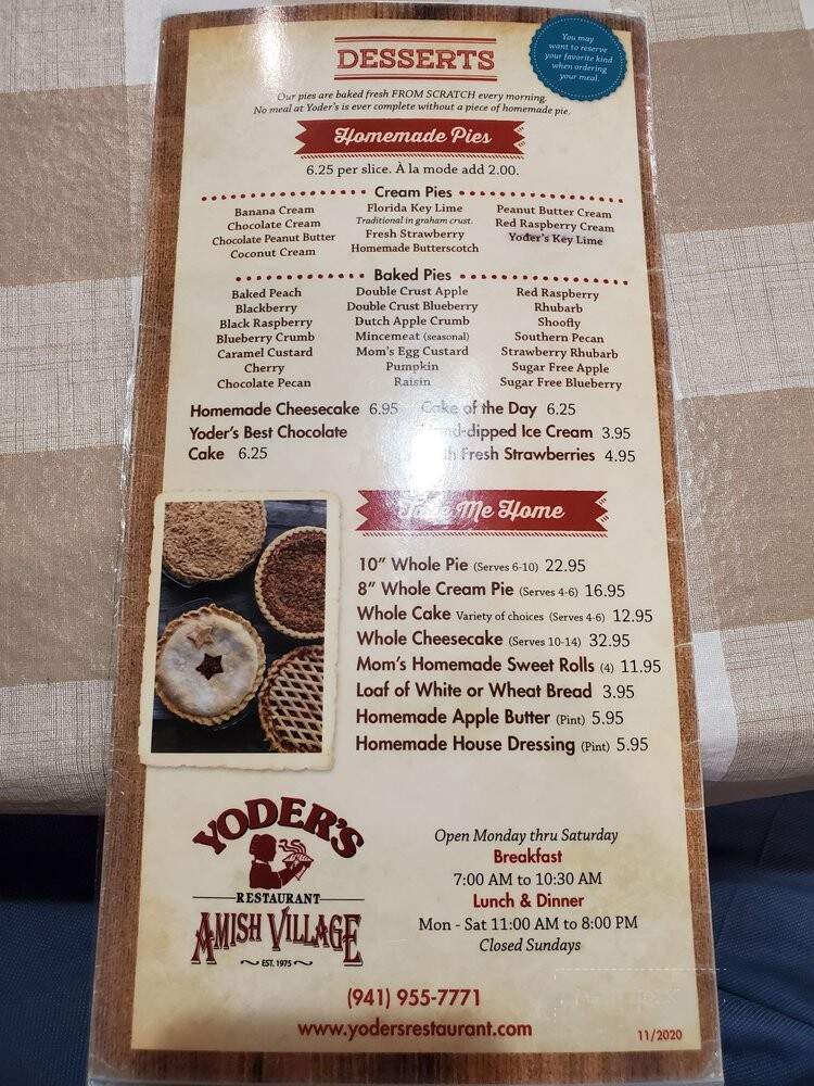 Yoder's Restaurant - Sarasota, FL