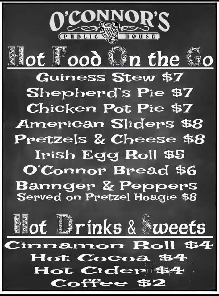 Gus O'Connor's - Rochester, MI menu_pic
