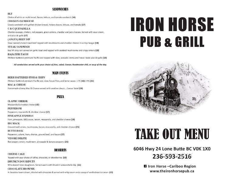 Ironhorse Pub - Lone Butte, BC