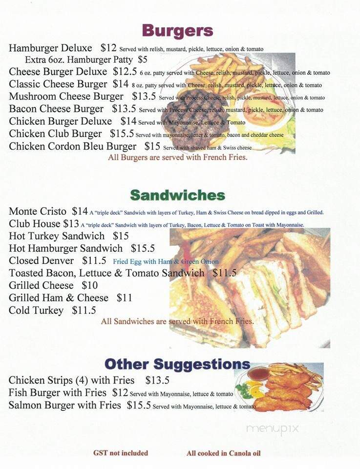 Pan's Fish & Chips - Edmonton, AB menu_pic