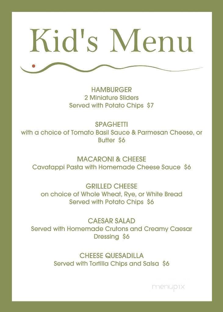 Meg's Cafe - Glencoe, IL menu_pic